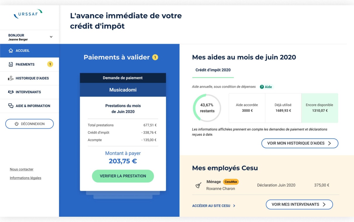 Home+ écran 5